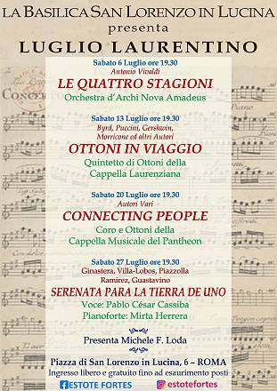 Luglio laurentino - basilica san lorenzo in lucina